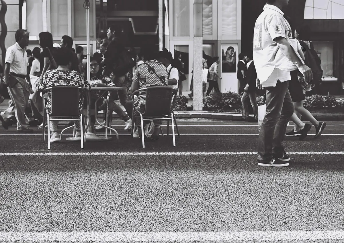 銀座の歩行者天国