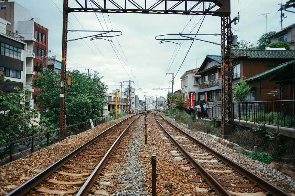 線路のところ