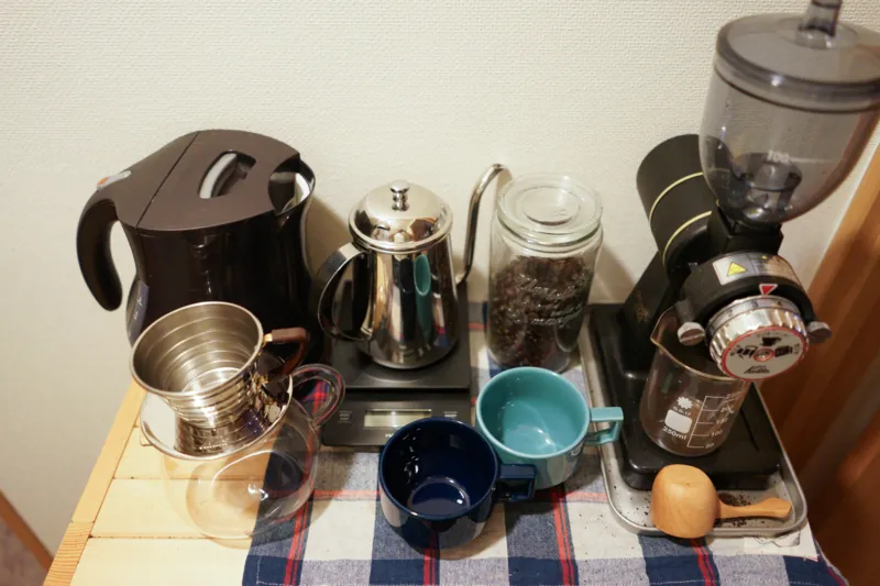 おうちでコーヒーを楽しむための器具(サーバー・電動ミル・ドリッパー・ケトル等)を見直してみた。