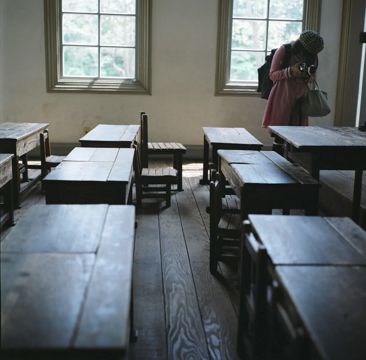 明治村の中にある三重県尋常師範学校・蔵持小学校