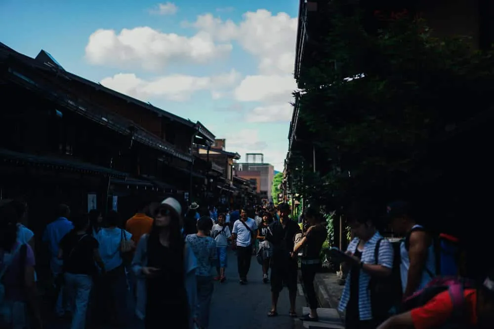 飛騨高山の町並み