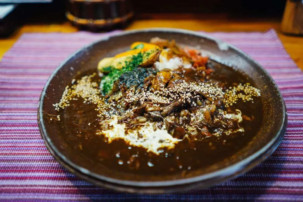 飛騨高山、弱尊のカレー