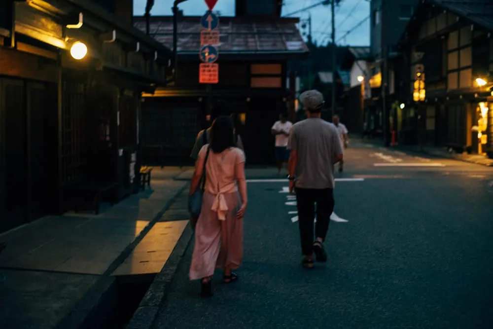 【2019年夏旅】飛騨高山、夜のお散歩編