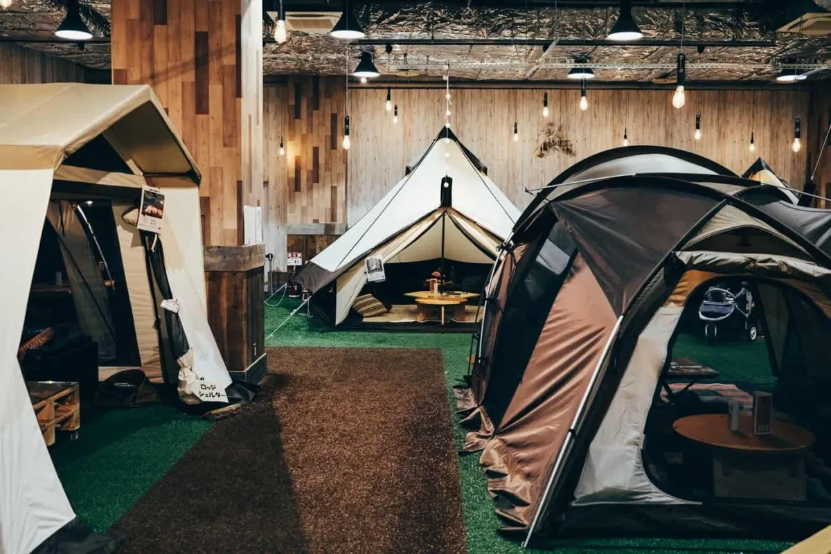 ogawaテントとキャンプ飯が堪能できるGRAND lodge CAFE & RESTAURANTに行ってきた