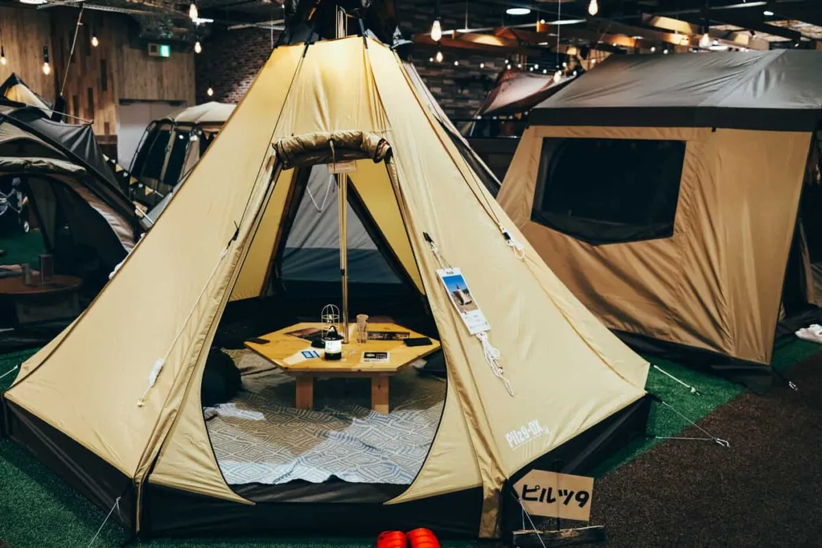 ogawaテントとキャンプ飯が堪能できるGRAND lodge CAFE & RESTAURANTに行ってきた