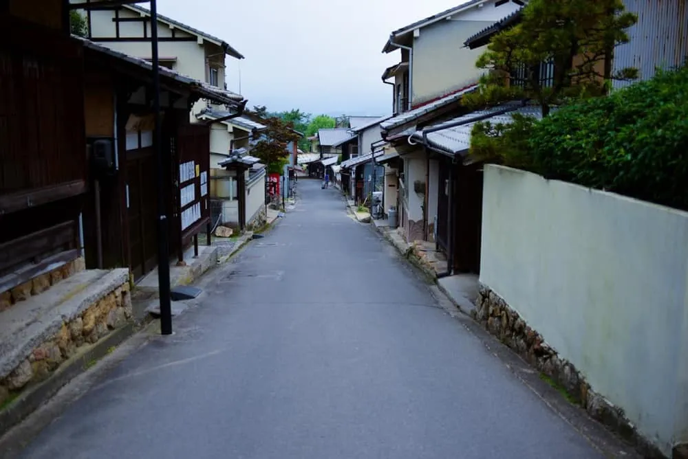 展望台までの道