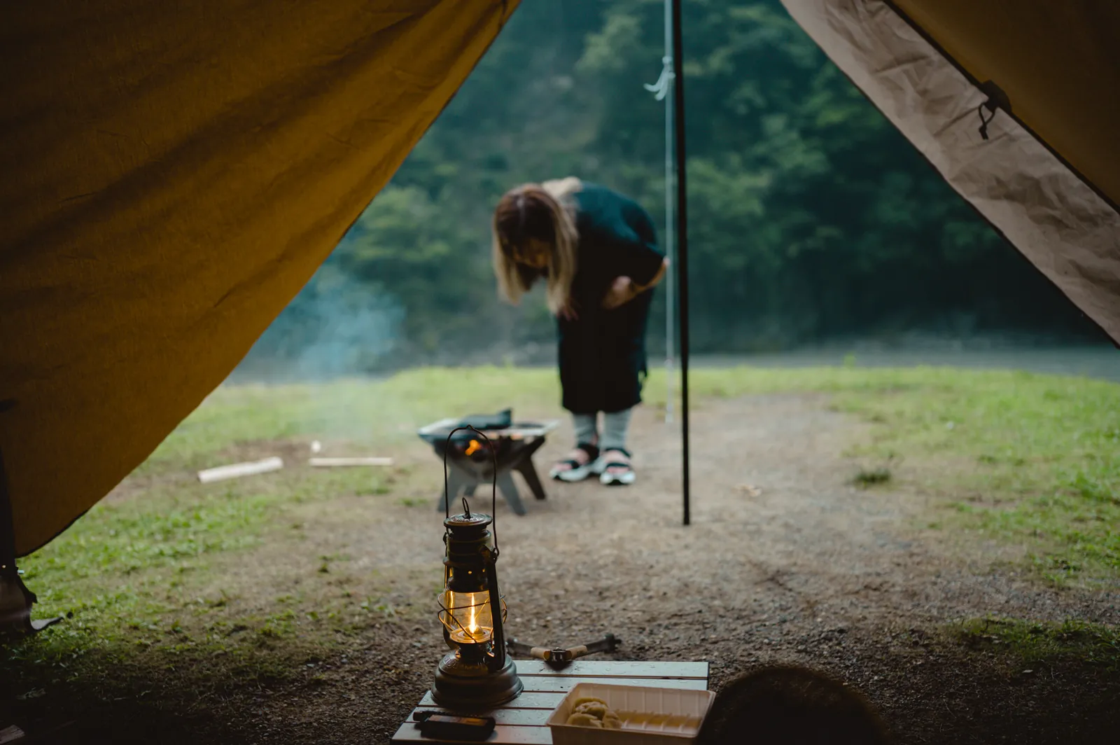 アプトいちしろキャンプ場、テンマクデザインサーカスTC DX