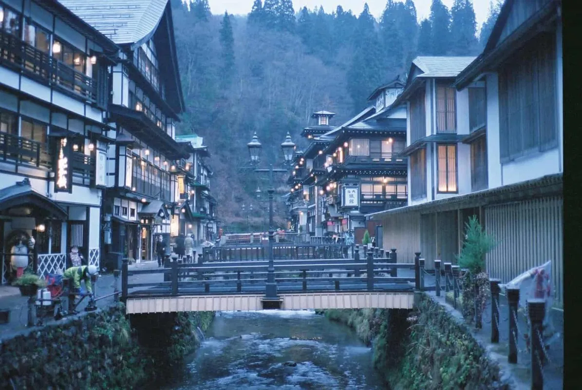 CONTAX T2と銀山温泉