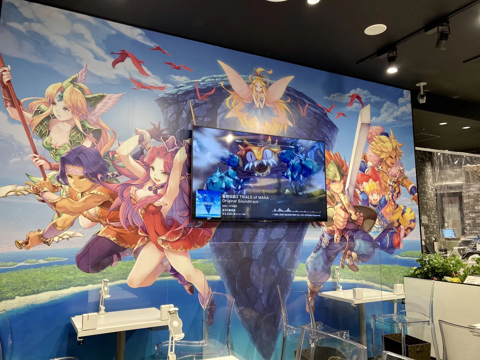 大阪、聖剣伝説3スクエニカフェ、ぶらつき