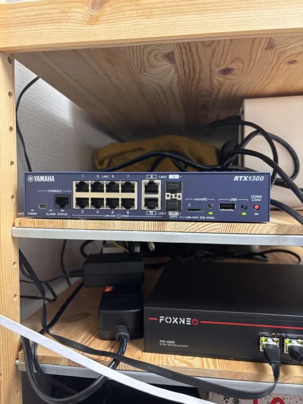 ビッグローブ光10G + YAMAHA RTX1300